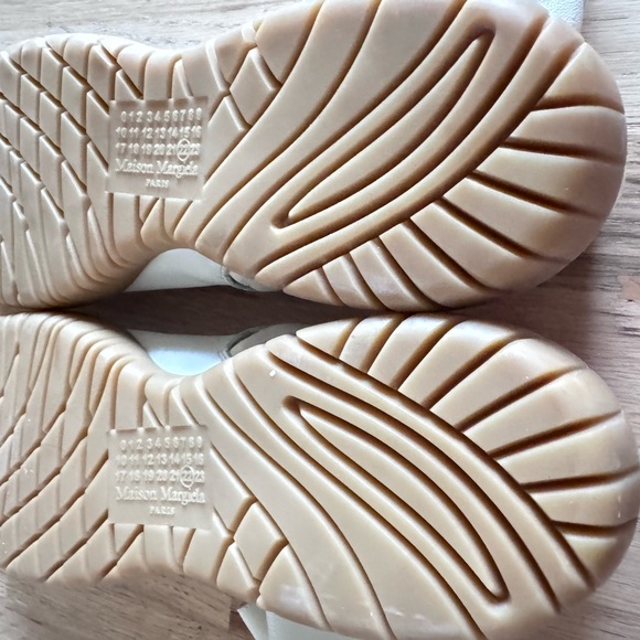 NWOT Maison Margiela Tabi Shoes (Men) in White Leather with lug sole - 11.5 TTS - Picture 9 of 9